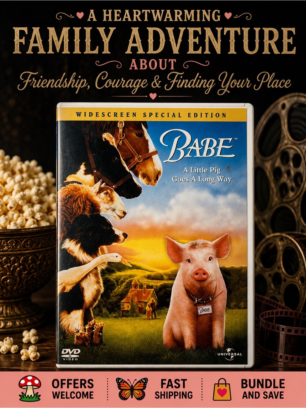 Babe Widescreen Special Edition DVD Family Classic Movie Universal